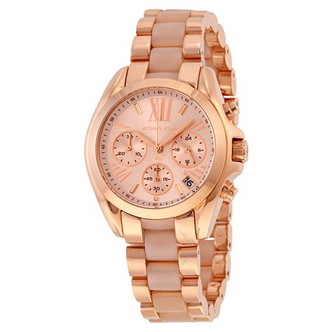 michael kors rose gold watch women|rose gold mk watch women's.